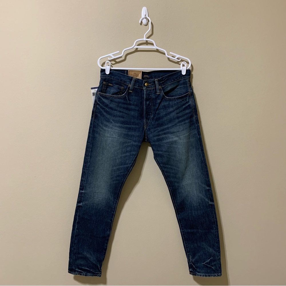 Polo by Ralph Lauren The Sullivan Slim Crop Denim Jeans-Size 31W x 29L N…